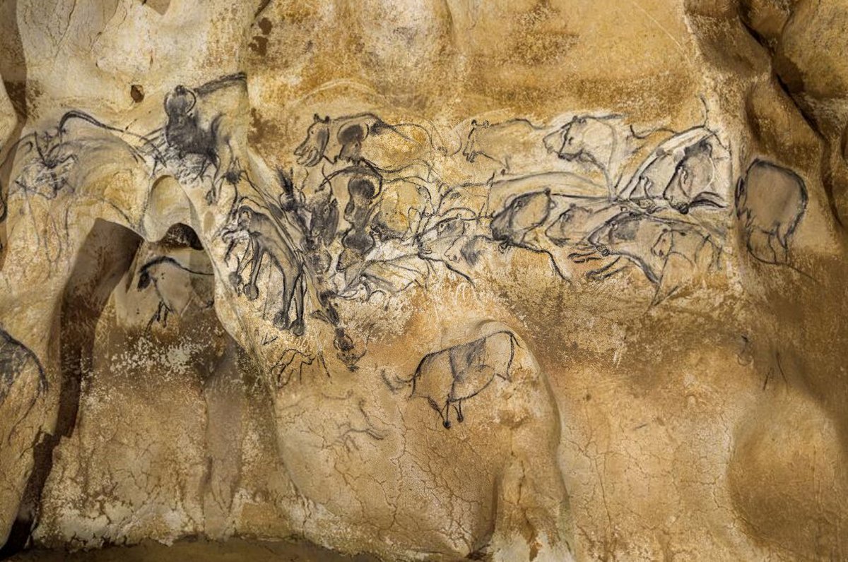 洞窟壁画といえば、フランスの「ショーヴェ洞窟壁画」。 ラスコー洞窟