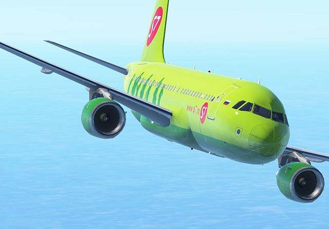 LiveFlightApp's tweet photo. Lean green flying machine #S7 #liveflightapp #infiniteflight https://t.co/O1iF82nIWO https://t.co/UTi3R3LSKL