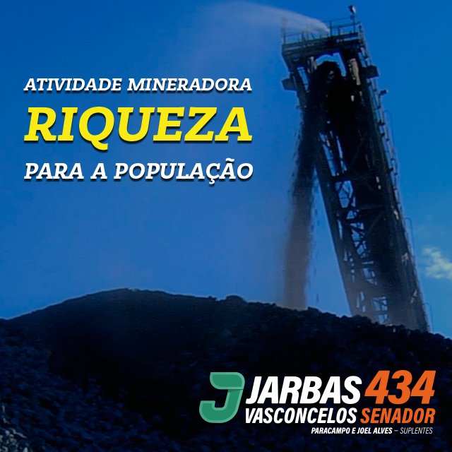 jarbas434's tweet photo. A questão mineral é um dos principais pontos para o desenvolvimento do nosso estado. Conheça as 4 medidas que Jarbas Vasconcelos propõe para fazer com que essa atividade seja uma fonte de riqueza para a população do Pará. Confira no artigo: https://t.co/engJgBhhs2 #Jarbas434 https://t.co/sZoaujfbdn