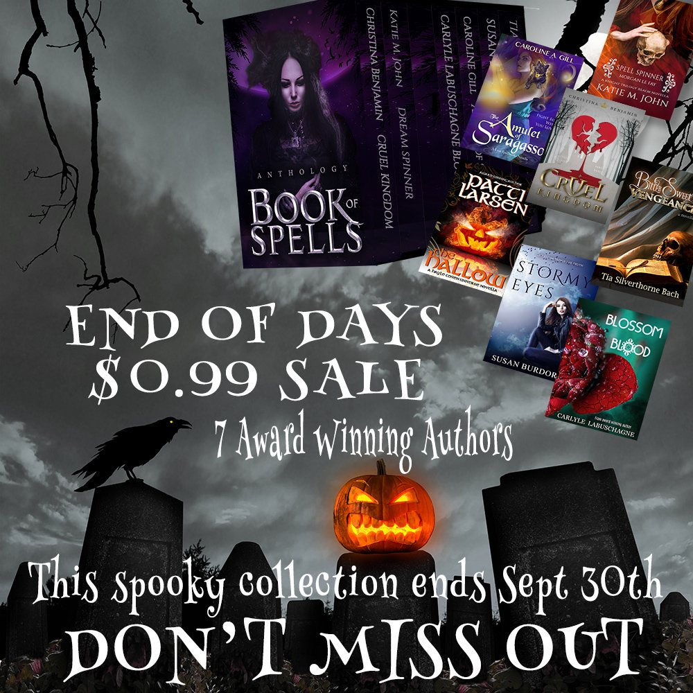 KnightTrilogy's tweet photo. This collection Ends on 30th September. To celebrate, the collection of 7 novellas by 7 award winning authors is on download for just $0.99 / £0.99 on Amazon. Grab yours whilst it's still available. Great witchy tales <3 

https://t.co/2dTMUiYQKL
https://t.co/iSzQdyH2Z7 https://t.co/wGWDKKyLIo