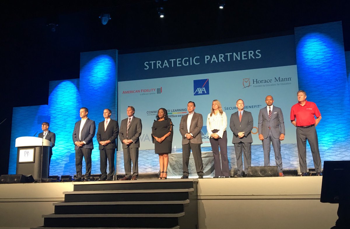 Thanks to the ASBO International Strategic Partners for supporting #schoolbusiness! #ASBOAM18