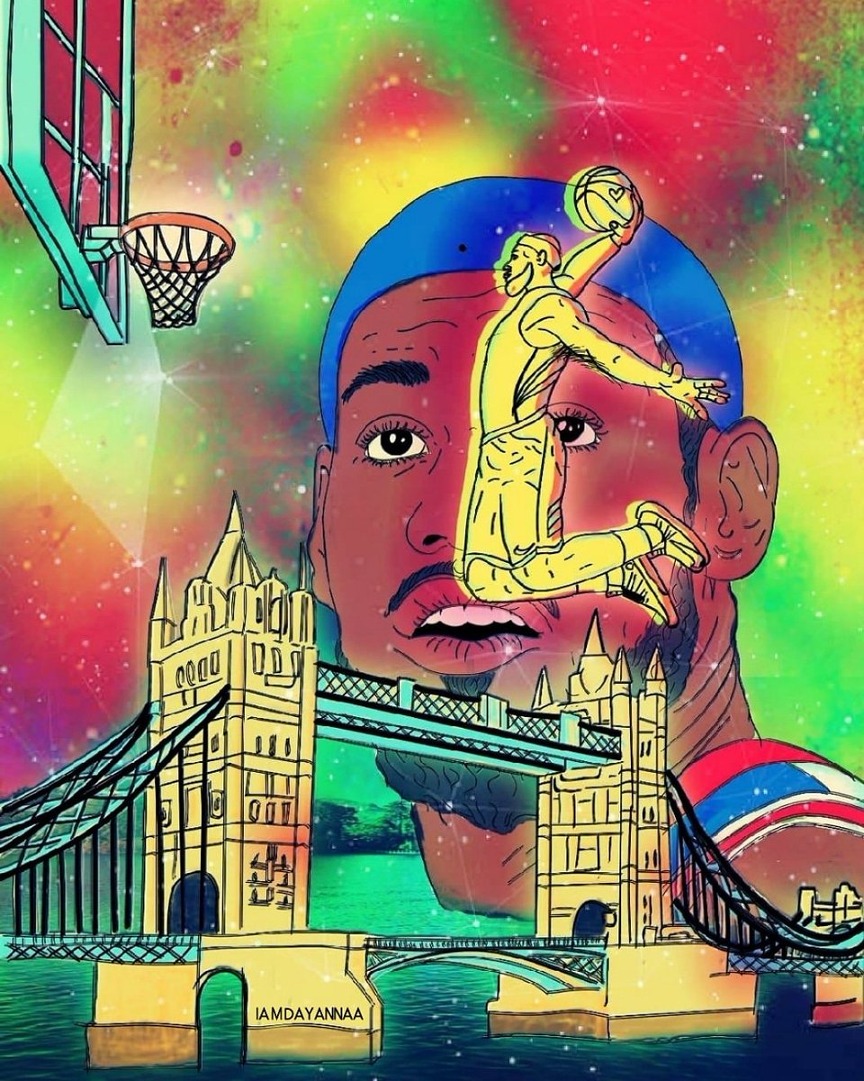 it's often fun to create a piece of Artwork, without having a clear idea of what your trying to do. #basketball #towerbridge #UK #lebronjames #PlayToWin #dunk #jumpshot #basketballplayer #imagination #creativity #illustrator #Designer <a href="/KingJames/">LeBron James</a> #psychadelic #livingyourdream