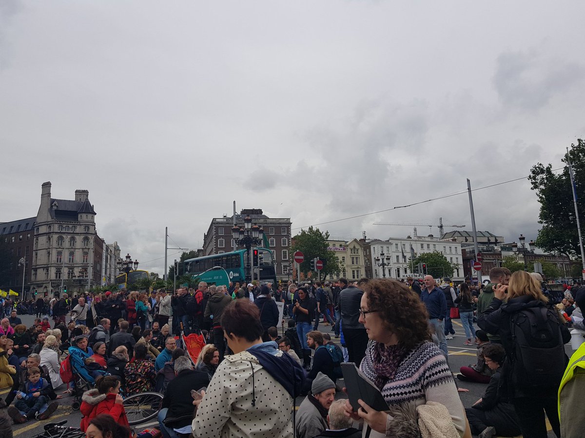 TBTCDublin's tweet photo. We have every corner of O'Connell Street blocked off. Take Back the City by name, Take Back the City by nature โ๐ฝ https://t.co/XMJeV2QZOy