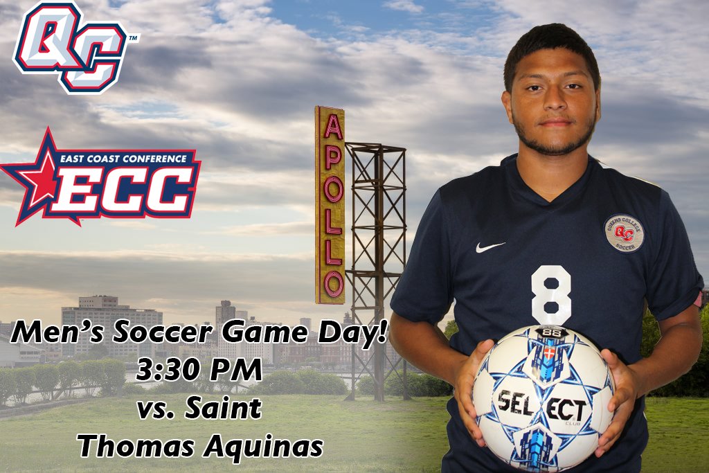 QCKnights's tweet photo. A full day of action for @QCKnights with #QCVB, @qcwsoccer and #QCMSOC facing conference opponents Bridgeport and Saint Thomas Aquinas on this first day of fall! Cheer on the Knights as they continue their hunt for victories!
#knightpride #gameday2018 #queenscollegenewyork https://t.co/htgiRZ8YEM