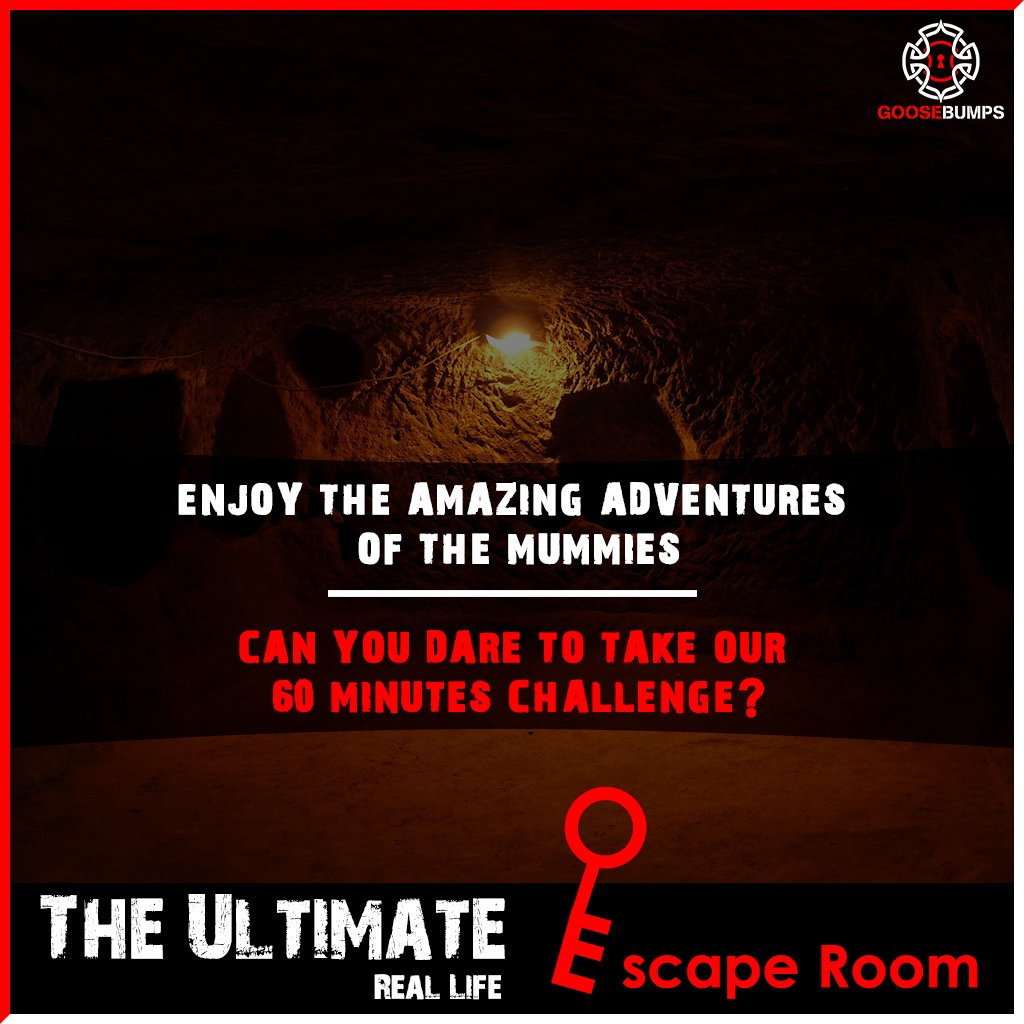 Goosebumps_IND's tweet photo. An ancient curse has come to life. All those who ventured into the pyramid have not been seen again.

Can you dare to take the challenge and escape in 60 minutes?

Take the dare here – https://t.co/CWVuv6uflz https://t.co/iFZw04ogIv