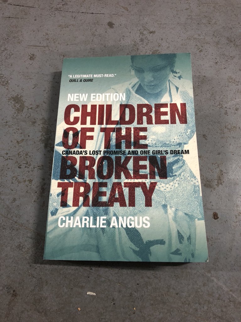 My hunny brought home a book for me. Time to get my read on @CharlieAngusNDP #shannensdream