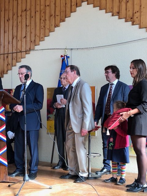GirardinEric's tweet photo. Je participe avec plaisir, ce matin, à la remise des insignes de Chevalier de la légion d’honneur à Jean-Pierre Jardel à #Orbais l’Abbaye #5103 https://t.co/v3gA7yJQzN