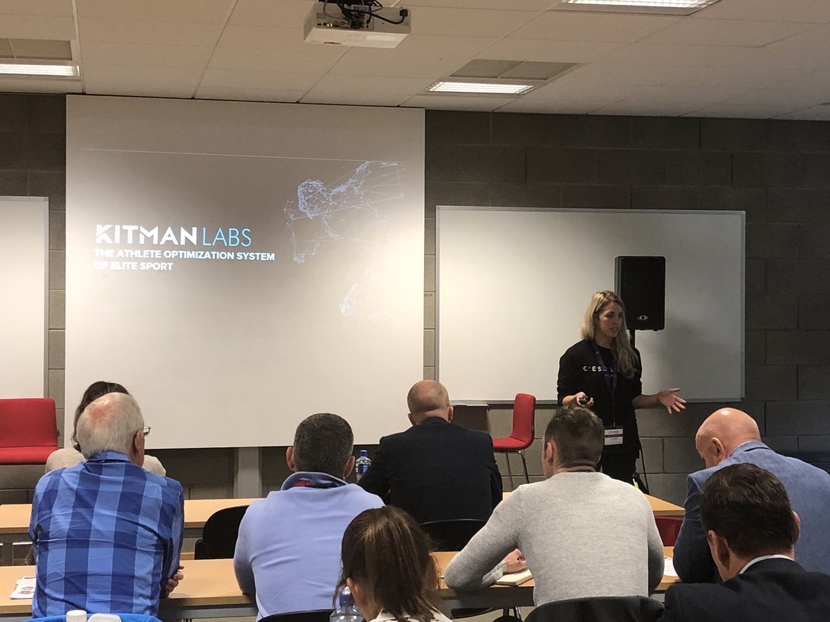 SportsTechIRE's tweet photo. Excited to hear from Erin Kearney of @KitmanLabs talking about the business of sport. #KBSMasterclass https://t.co/uZemGtZ35e