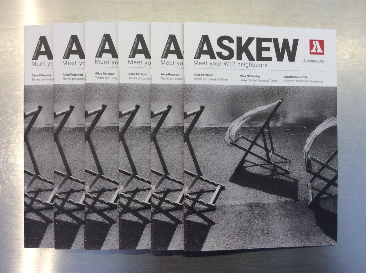 ... autumn issue landing on your doorstep this weekend. Or available free from cafes, pubs and shops on #AskewRoad @Finlay_Brewer @ArchitectsW12 @AdamsCafe ...