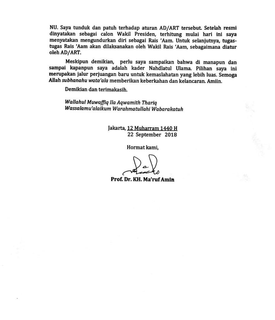 inf_indonesia's tweet photo. https://t.co/EbpjsrXJTH. Ma’ruf Amin izin pamit dari posisi Rois Aam dan disepakati digantikan pejabat rois aam KH. Miftahul Akhyar #seputarnu #KMA https://t.co/ptqkkFQLQe
