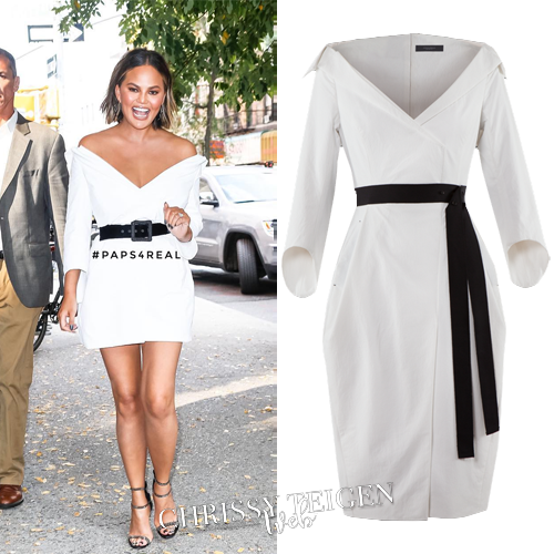 teigenpictures's tweet photo. 👗| @chrissyteigen is wearing the Jadonna Trench Dress by #NorisolFerrari for $1,995 → https://t.co/DbwZn3L3CK https://t.co/Mbt0FmM5Vv
