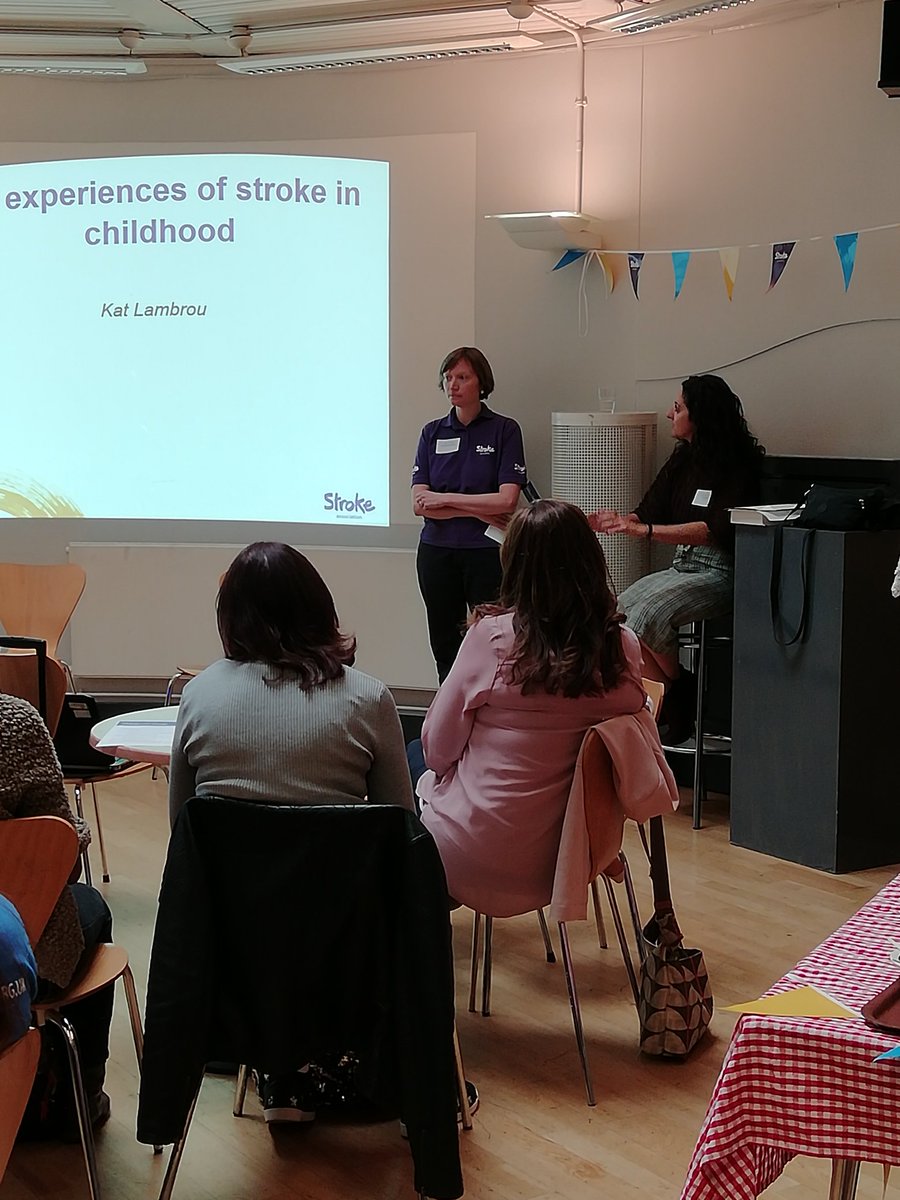 Very uplifting talk from Kat Lambrou about her experience of having a stroke as a child, 'it's a personal journey, I adapted to use one side  because it's normal to me' @StrokeAssocLDN