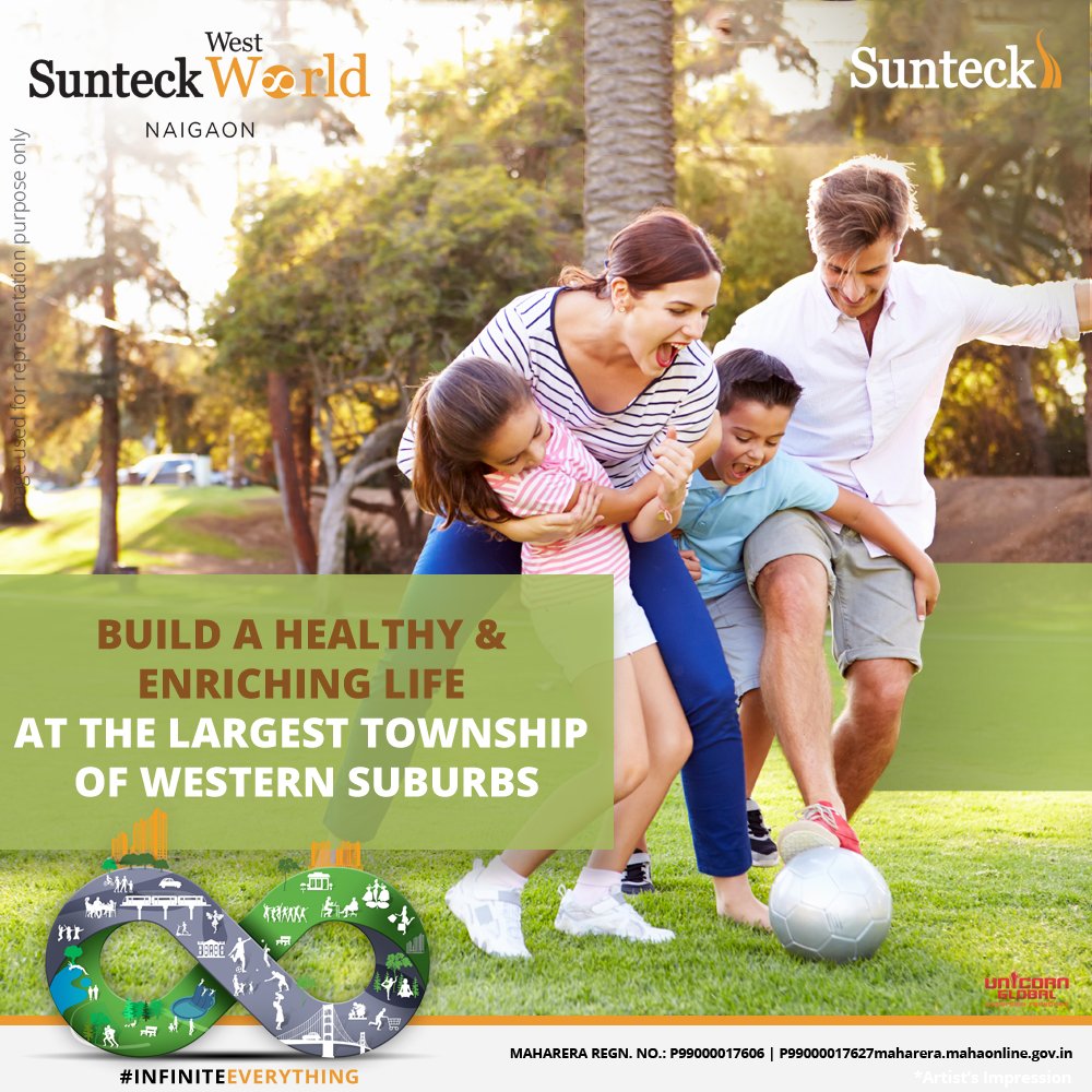 SunteckW's tweet image. #InfiniteEverything

#SunteckWestworld promises you a world of healthy living. Plenty of amenities to keep you fit! Jogging track, skating rink, swimming pool, cricket pitch, squash court, indoor games, yoga, gymnasium &amp;amp; 5.5 acres of lush green landscape.

sunteckwestworld.com