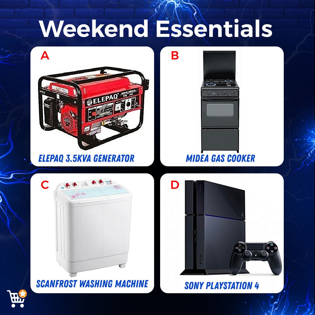 JumiaNigeria's tweet image. Which of these items will make your weekend totally awesome? 
Reply &amp;amp; RT
goo.gl/LvNHGW  #WeekendEssentials
