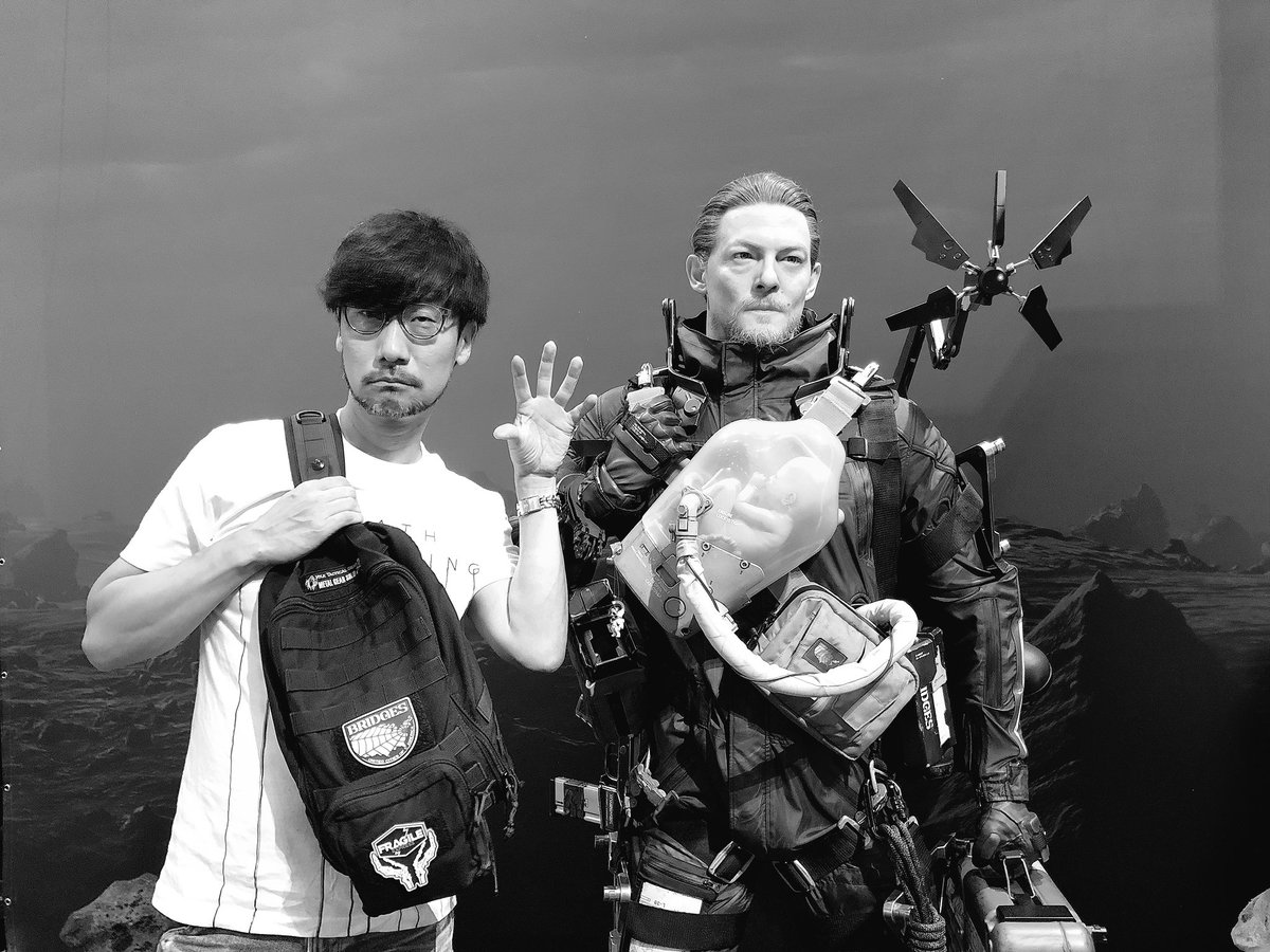 本日の小島監督。
Hideo Kojima today.