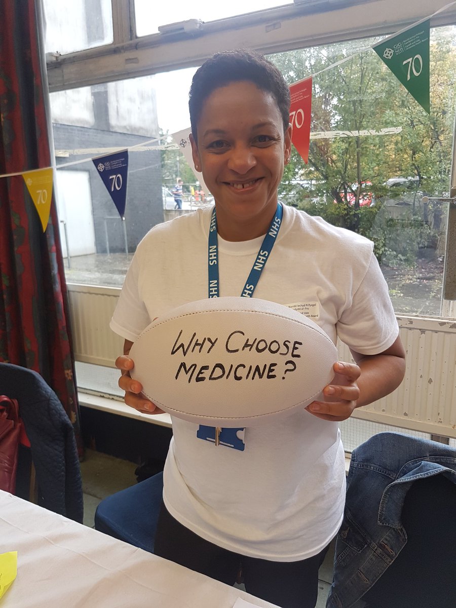 Who is going to be next to join Team Medicine and catch the rugby ball? #trainworklive #CAVJobs #IamMCB