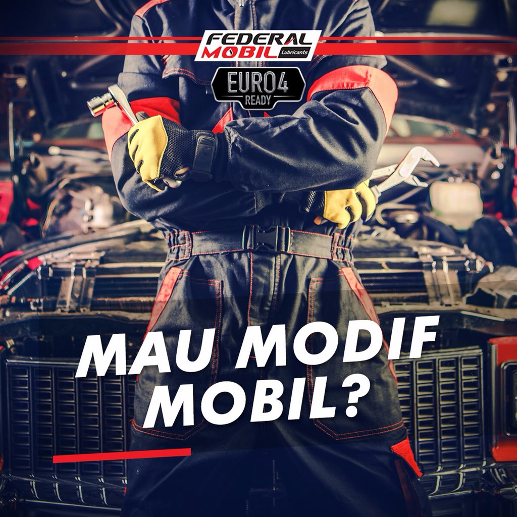 Memodifikasi mobil memang seru bikin mobil lo beda daripada yang lain. Tapi lo harus tetap memikirkan faktor keselamatan sebelum memodifikasi mobil. Mau tau hal apa saja yang harus diperhatikan? Simak tips berikut bit.ly/tips-modifikas…

#FederalMobilLubricants