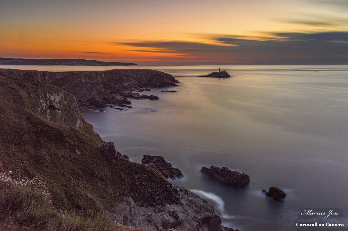 How about that for a view?!? I took this towards the end of August from the SW Coast Path, the headland in the foreground is Godrevy head along with Godrevy lighthouse, across the bay in the distance is St Ives.
#Cornwall #Godrevy #Lighthouse #sunset #stives #swcoastpath
