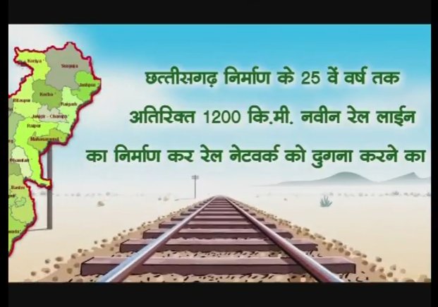 BJP4India's tweet photo. प्रधानमंत्री श्री नरेन्द्र मोदी ने बिलासपुर-अनूपपुर तीसरी लाइन का शिलान्यास किया।https://t.co/OlrQ5AsQcj #PMforNavaCG2025 https://t.co/kZeePsCGFl