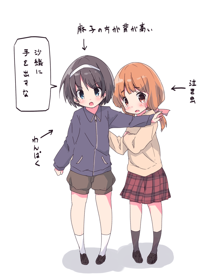 こんなんだったらいいなーっていう麻子と沙織の幼少時代 