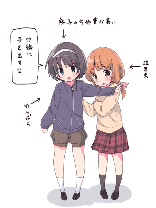 こんなんだったらいいなーっていう麻子と沙織の幼少時代 