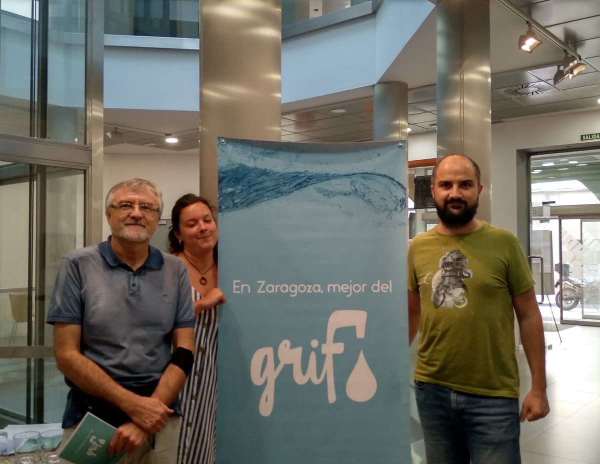 WWFZaragoza's tweet photo. WWF en el encuentro de #CuencaAzul en la cata de aguas de @isfAragon
En Zaragoza, mejor del grifo! https://t.co/0FsRa1iwzu