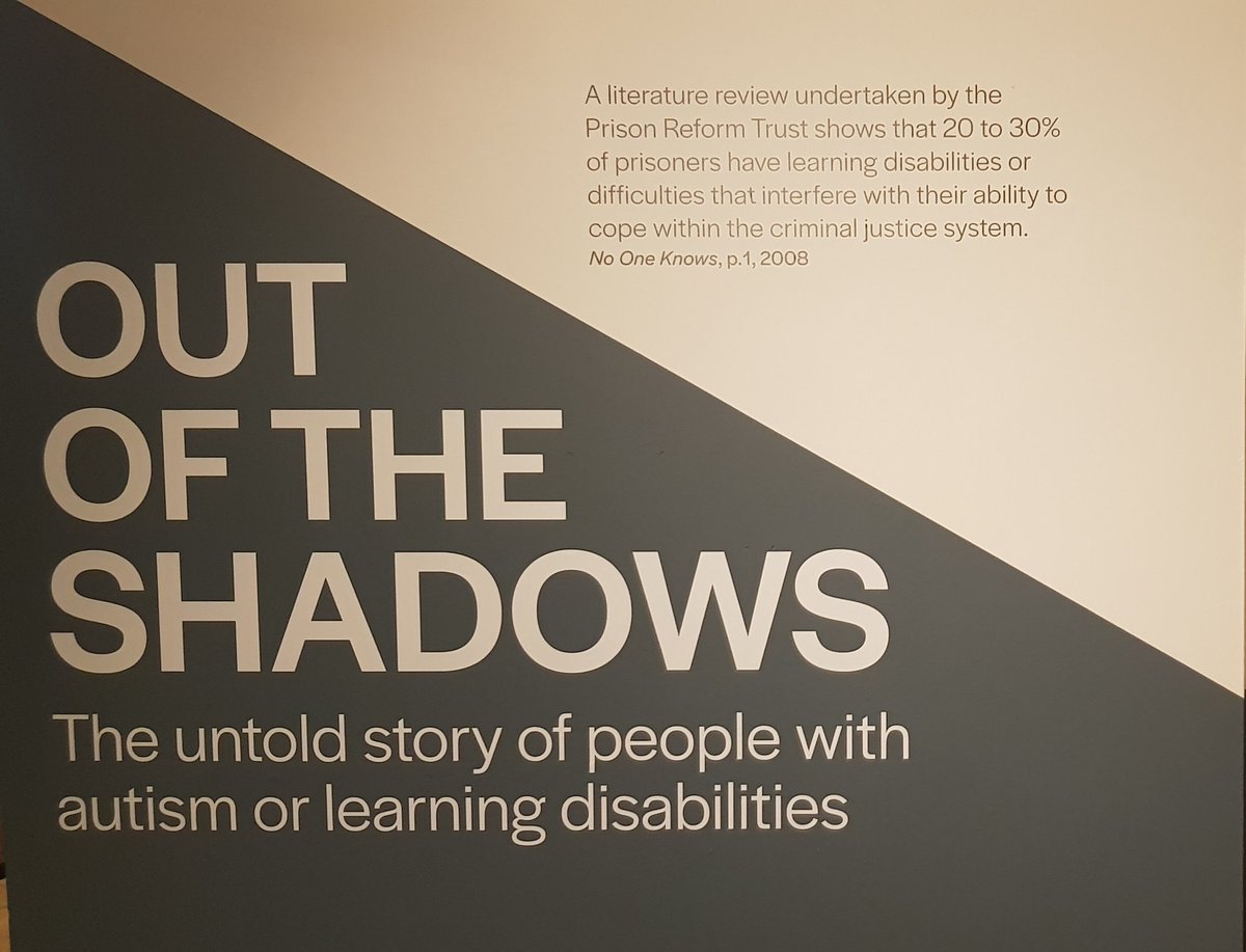Sam_Price19's tweet photo. Moving exhibition at @mac_birmingham about the experiences of people with learning difficulties inside the criminal justice system, and the lack of adequate support available to them. Important work by @Multistory #OutoftheShadowsCJS https://t.co/6OjZovuM95