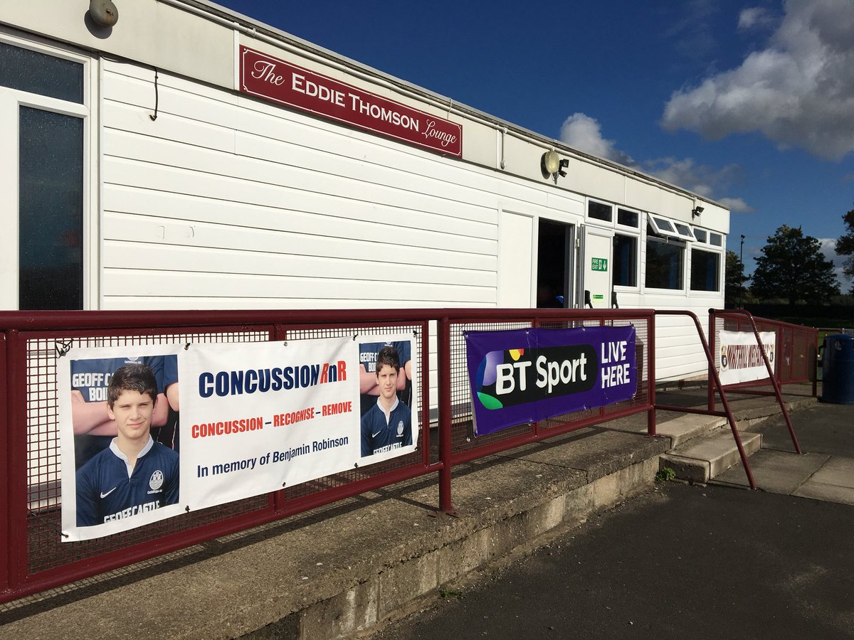 Concussion Awareness and promotion needs to be in your face for all to see, not hidden from eye.
Thanks to @whitehilwelfare for their continued support in raising Awareness.
New Banners appearing soon.
Good luck in the Cup today.
