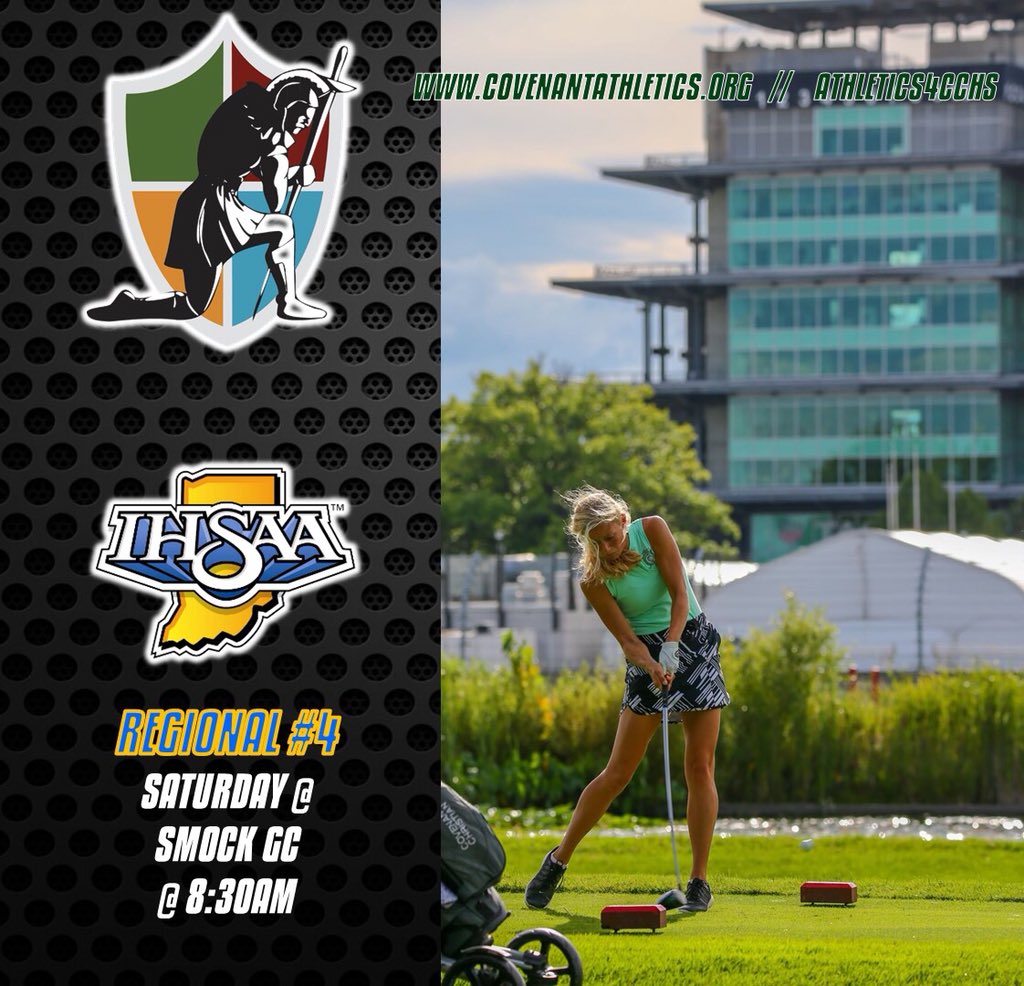 athletics4cchs's tweet photo. Sr. Faith Egenolf will compete in the @IHSAA1 Regional #4 at Smock GC today. The tournament begins at 830a, while Faith will tee off at 930a. #letsgoFaith https://t.co/E9FcW7TnGU