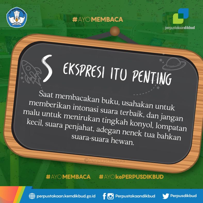 perpusdikdasmen's tweet photo. #SahabatPerpusdikbud, ingin membaca lebih menyenangkan untuk buah hati? Coba 6 cara ini! Ayo… budayakan membaca untuk Indonesia lebih baik! [Bagian 2-Selesai] #AYOkePERPUSDIKBUD https://t.co/8VVuxBSVzP
