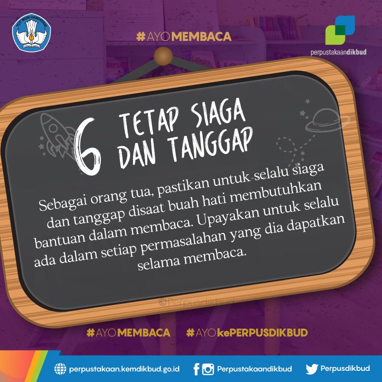 perpusdikdasmen's tweet photo. #SahabatPerpusdikbud, ingin membaca lebih menyenangkan untuk buah hati? Coba 6 cara ini! Ayo… budayakan membaca untuk Indonesia lebih baik! [Bagian 2-Selesai] #AYOkePERPUSDIKBUD https://t.co/8VVuxBSVzP