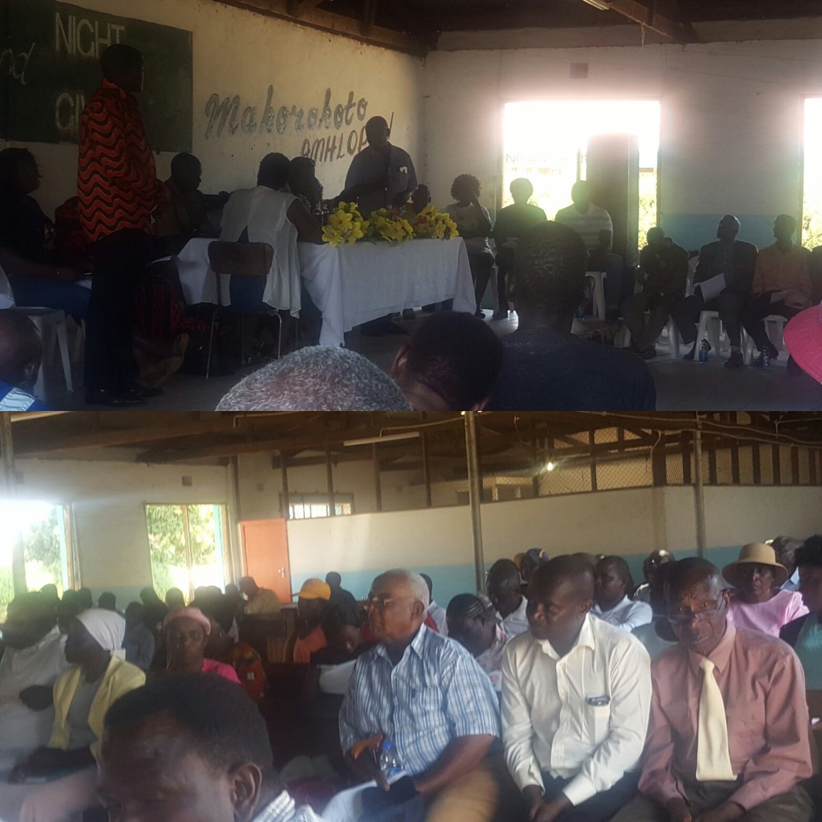 TembaMliswa's tweet photo. #ConstituencyUpdate: Have now proceeded to Dudley Hall where various social, civic and business leaders are gathered for a developmental meeting. #DevelopmentCheteChete https://t.co/dvH7CbqsBu