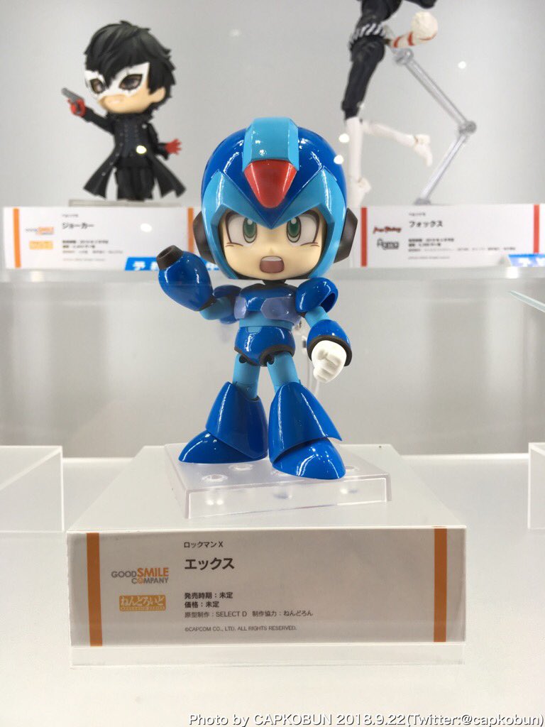 Capコブン キミはまだ X を知らない 秘めたる可能性は無限大 ロックマンx シリーズより ねんどろいど エックス が登場 10 E08 トイズ プランニング Toypla グッドスマイルカンパニー 東京ゲームショウ18 Tgs18 Goodsmile ねんどろいど