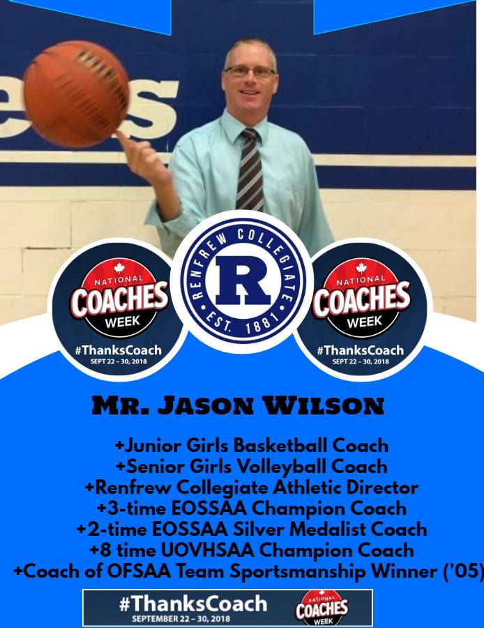 Today marks the start of National Coaches Week! We will be profiling some of our terrific coaches here throughout the week.

No better place to start than our athletic director Mr. Jason Wilson!

Thanks <a href="/RCI_WilsonJ/">Mr Wilson</a> for all you do for our school!

#ThanksCoach