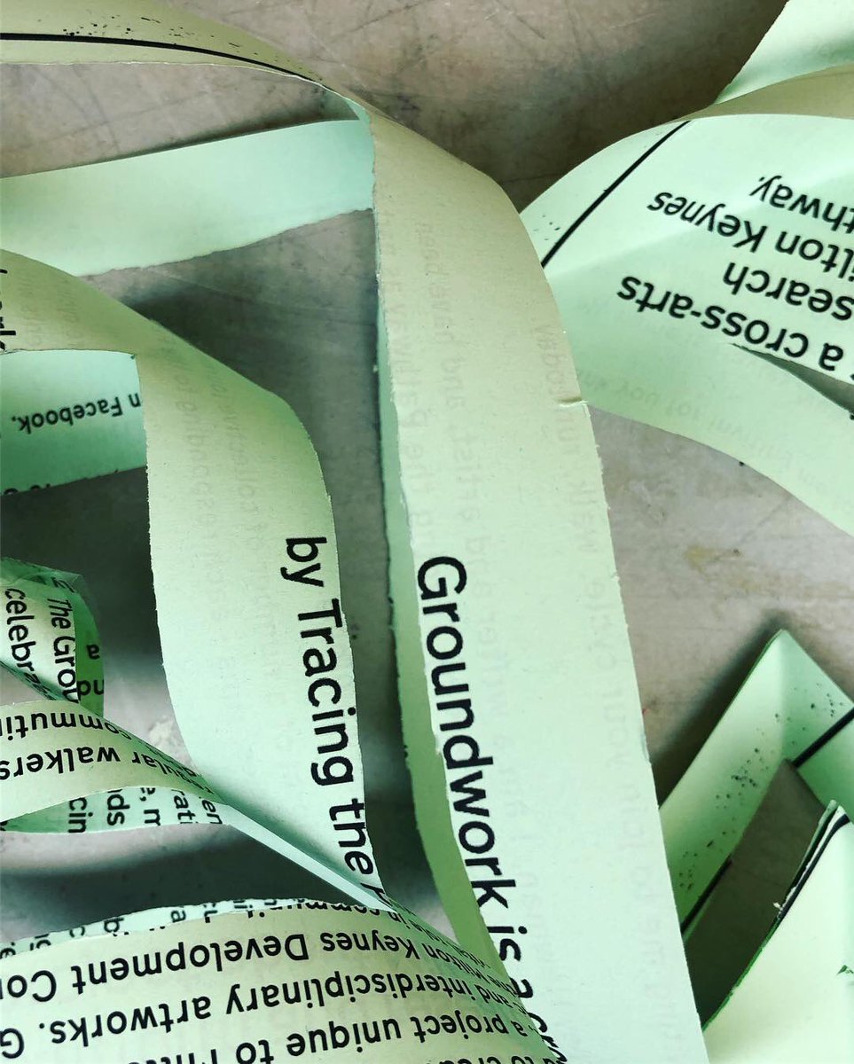 mkartscentre's tweet image. We’ve been learning the addictive craft of playing with paper dimensions with artist @Weeannabee this morning as part of #groundworkmk by @TracingPathways - favourite quote from the day from one young participant: “THIS IS MY NEW HOBBY!”