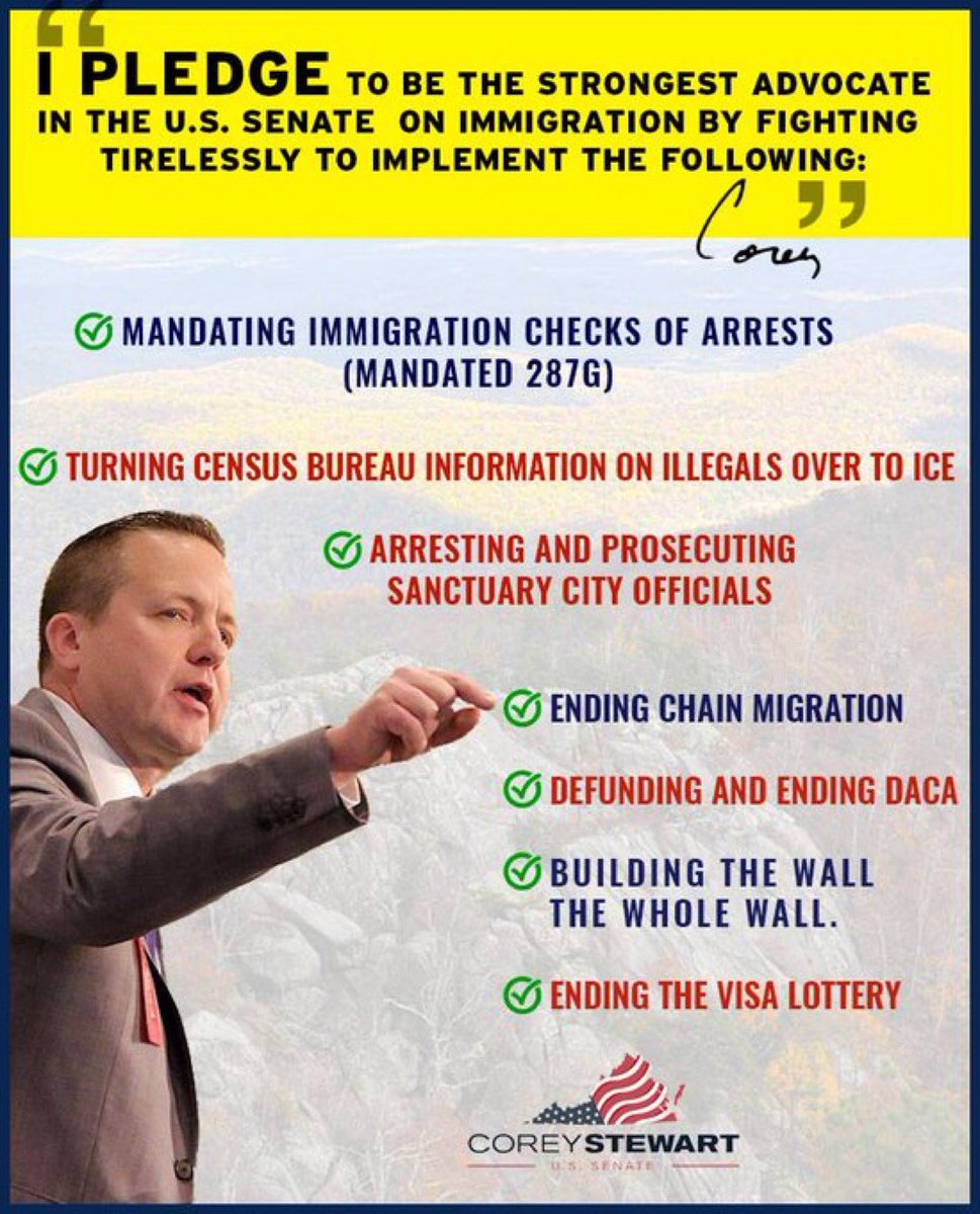 busylizzie48's tweet photo. 🔴⚪️🔵🔴⚪️🔵🔴⚪️🔵
COREY STEWART FOR US SENATE
IF YOU WANT TO ELIMINATE THE PAIN THEN #DefeatTimKaine
VOTE @CoreyStewartVA
https://t.co/n5uzV19ee9
🔺Corey supports Trump’s Agenda
#TakeVABack
#TurnVARed https://t.co/hY8i3jPmmd