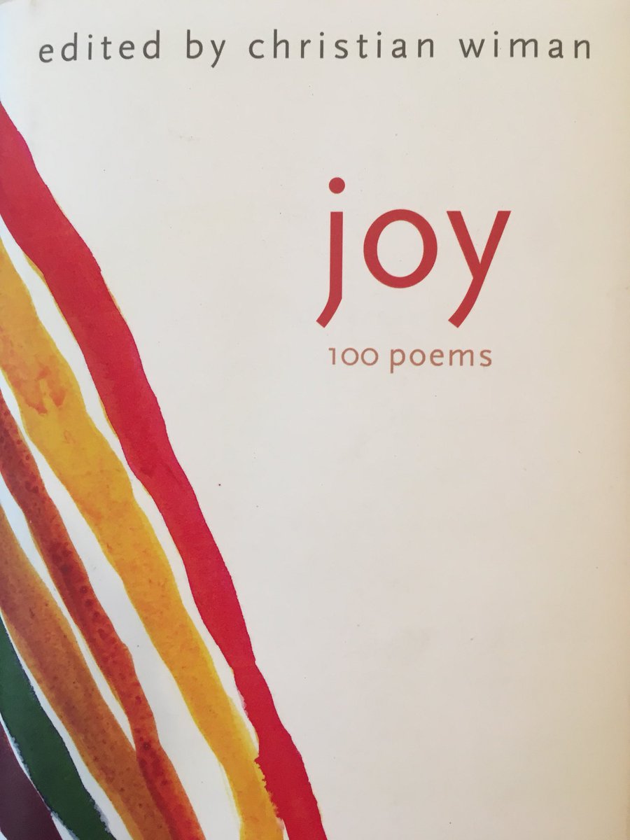 Longing for some joy? Join us Sunday as we explore this anthology of joyful poetry compiled by Christian Wiman.