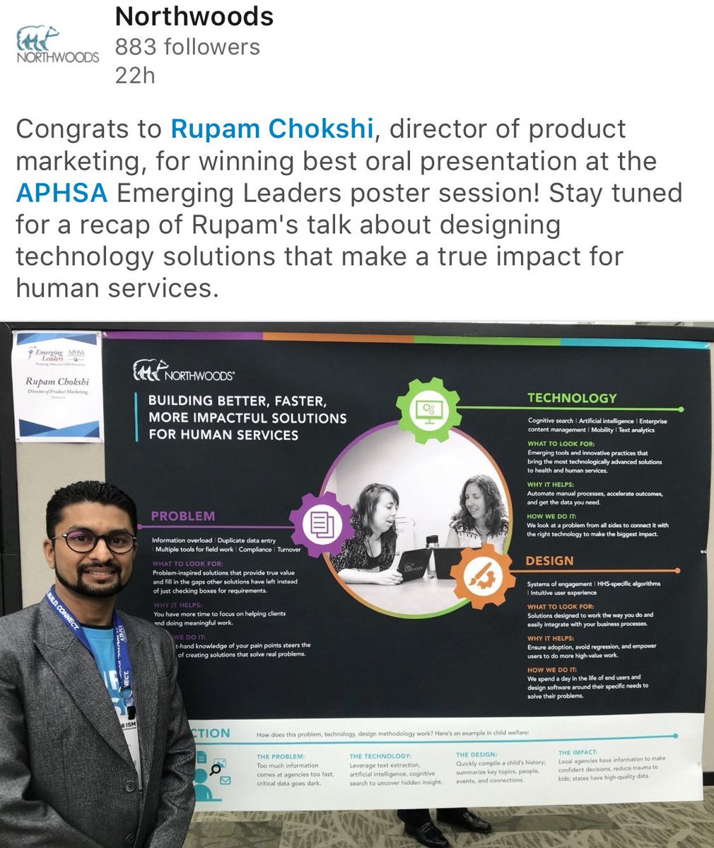 RichBowlen's tweet photo. Huge congrats! Well earned, well deserved and such an incredibly important project in @TeamNorthwoods ongoing mission to do the most good on behalf of the most vulnerable in our communities. Thx to @APHSA1 for #ISMSEA https://t.co/Ox5EuaGafg