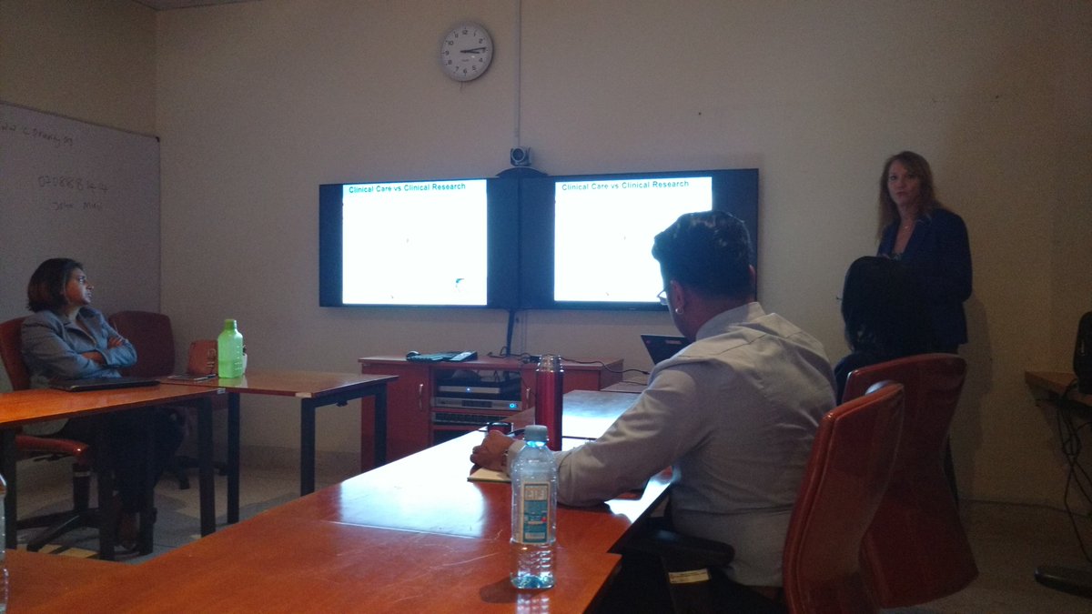 TerryKatz7's tweet photo. #RTCFELLOWS in Kenya continue to share experiences with research hospitals to build clinical trial capacity.  This week Leslie Wolfe presented Clinical Trial Overview to Aga Khan Hospital in Nairobi.  Afterwards we discussed designs and grant proposals.  @MSDinvents @BIOVentures https://t.co/TELT86VKf7