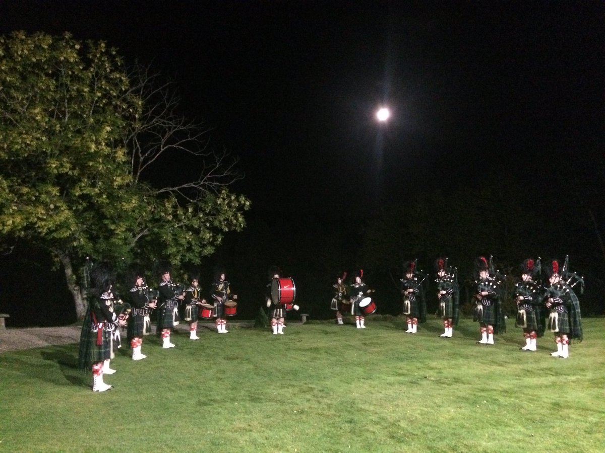 candacraig's tweet photo. Guests were treated to surprise highland entertainment last night when some of our Lonach highlanders played post dinner. @VisitScotland #scottishcastle #candacraigmoment https://t.co/HZgUgVrrFO