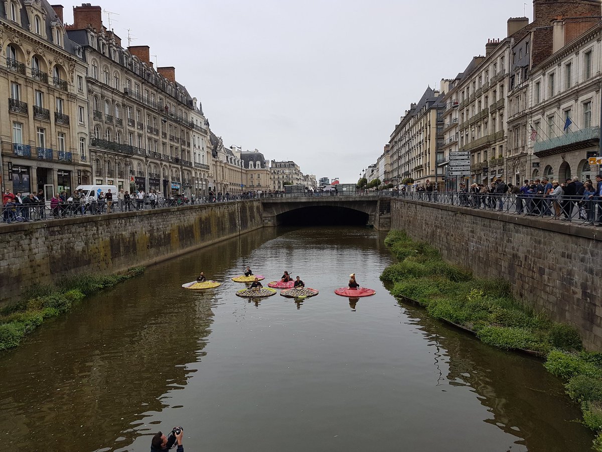 Myriam_Trellu's tweet photo. 🌿Inauguration des Jardins flottants en musique avec Agua Sonora 🎶 650 m2 en plein coeur du centre-ville #Rennes #BudgetParticipatif  #floatingplanters #nature #urbanisme https://t.co/Fi0b04LJ9C