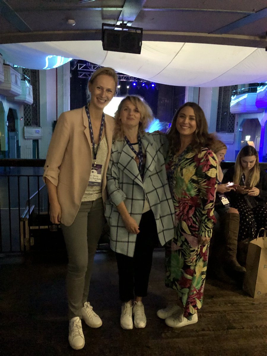 isabel_garvey's tweet photo. So excited to be with the @stemettes in Glasgow today talking about music and tech and @abbeyroad @abbeyroadred What a great bunch of ladies #AlGirlRhythm #musicandtech https://t.co/bFbjD8fBI5