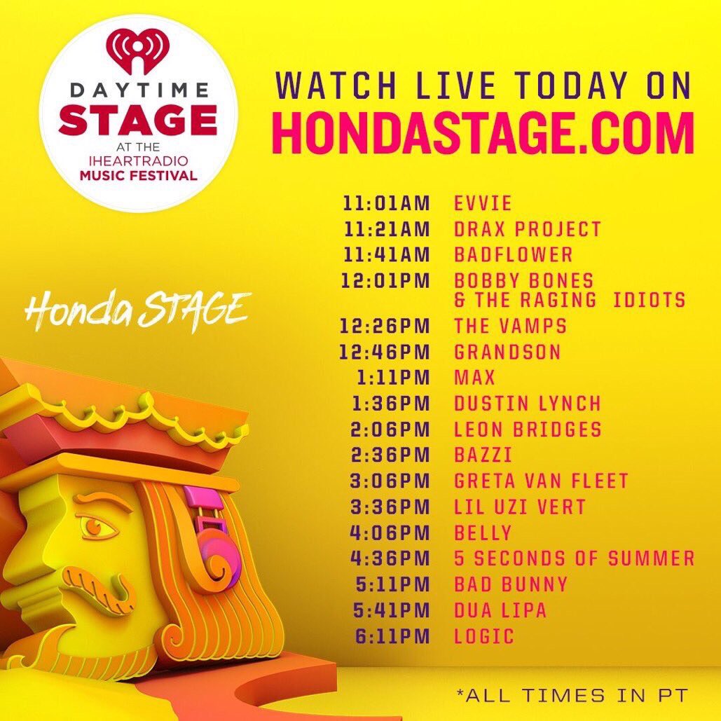 Daytime Stage At The iHeartRadio Music Festival Lineup Revealed