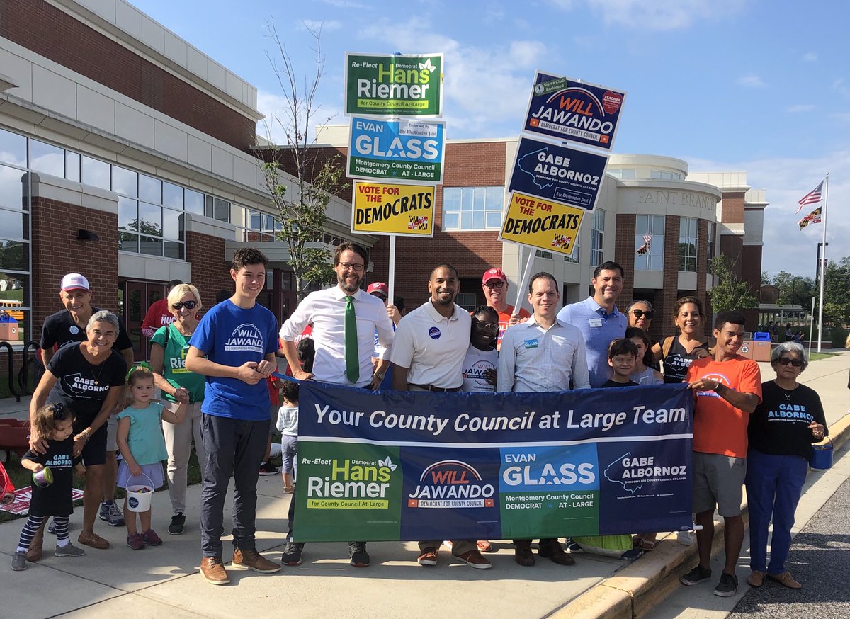 It was great seeing so many of my friends and neighbors today at the <a href="/BurtonsvilleDay/">Burtonsville Day</a> Parade! I had a blast marching with the Democratic At-Large Team. Be sure you vote for us and other fellow Democrats on Nov 6! #TeamJawando #BlueWaveMoCo #EastCounty