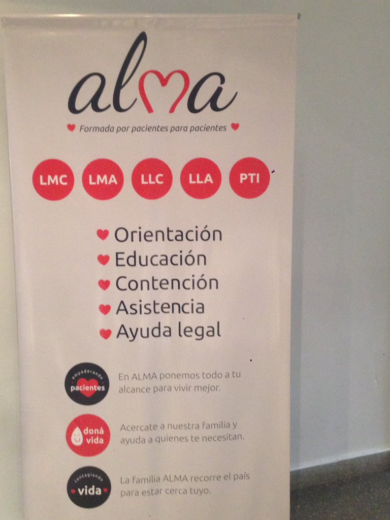 asociacionalma's tweet photo. Ya falta poco para dar inicio a nuestra charla de hoy !!!! Pregúntale a la especialista, queremos más pacientes informados .... no te la podes perder !! Transmitiremos en vivo #pabloperez #diamundialleucemia #wcml #mieloide #oncologia #wcmlday18 #todaytogether @cmladvocates https://t.co/BIa78HTpEn