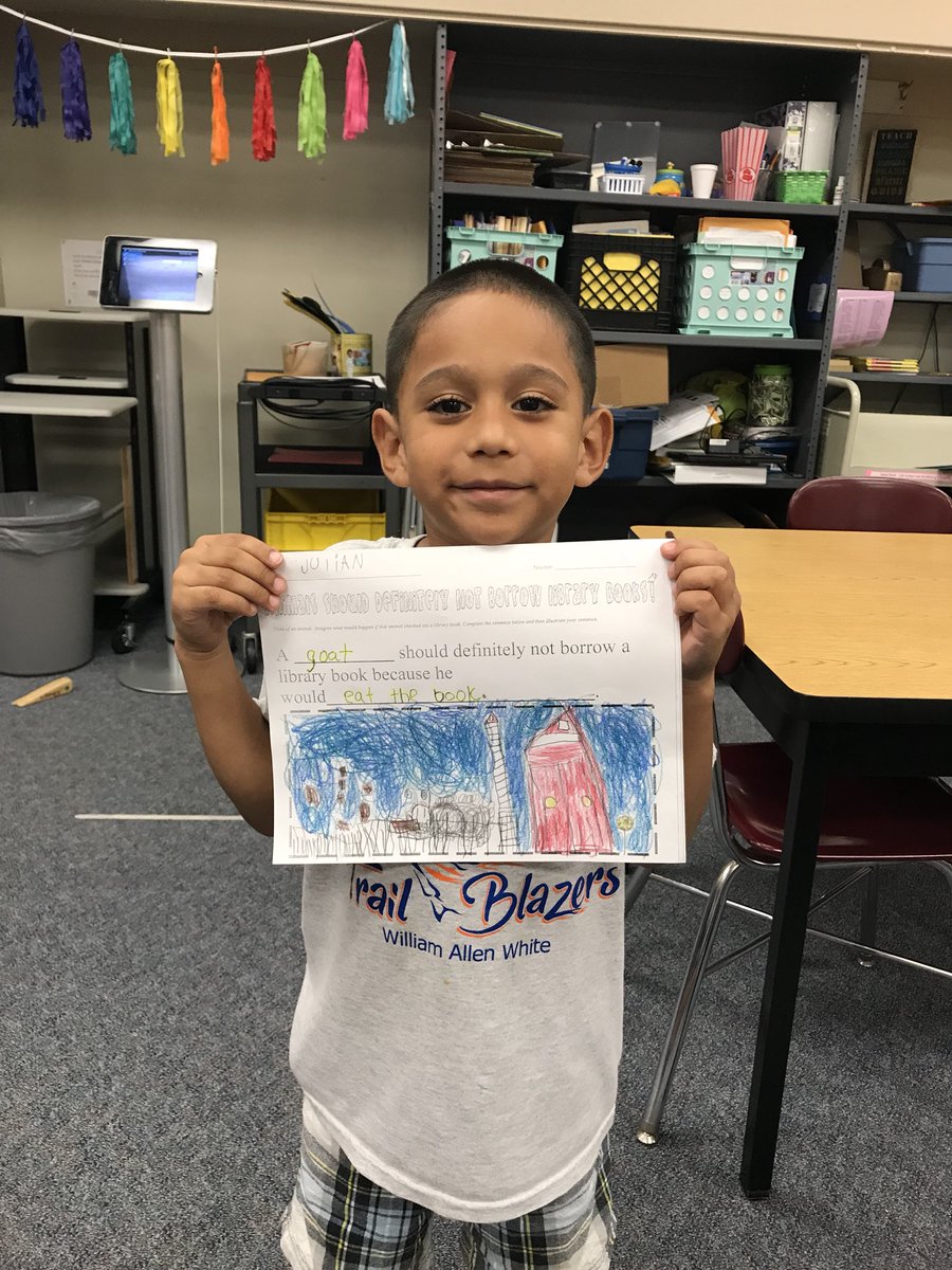 LaKeitha_Brooks's tweet photo. Ask your child “why shouldn’t (insert animal) check out library books?” and listen to what he/she says. #authors #Illustrator #librarycare @WAWschool https://t.co/NfxWoNdiRX