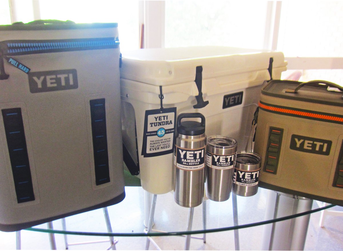 Camp_Fire_Kids's tweet photo. Big thanks to @YETICoolers for supporting our Camp Fire Open event at Topgolf on October 10th! These are all included in our silent auction. Come get you a YETI! #campfireopen #campfirekids https://t.co/XHv7HL1Fde