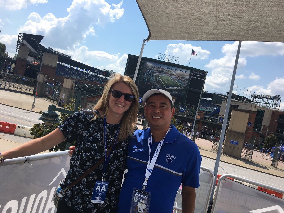 Ken_Higa's tweet photo. @TailgateHouse awesome setup! Thank you for being here @GeorgiaStateFB @GSU_PAC @929TheGame Go Panthers! #PantherFamily https://t.co/GZJh849z4U