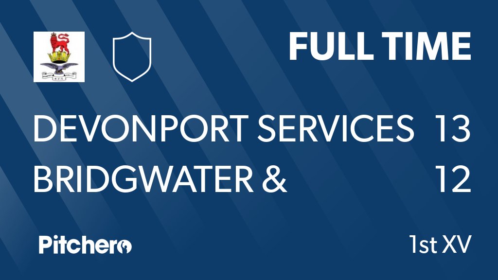 sportingblues1's tweet photo. FULL TIME: Devonport Services 13 - 12 Bridgwater & Albion
#DEVBRI #Pitchero
https://t.co/p6dyCHZoOc https://t.co/IK0mJ3raiS