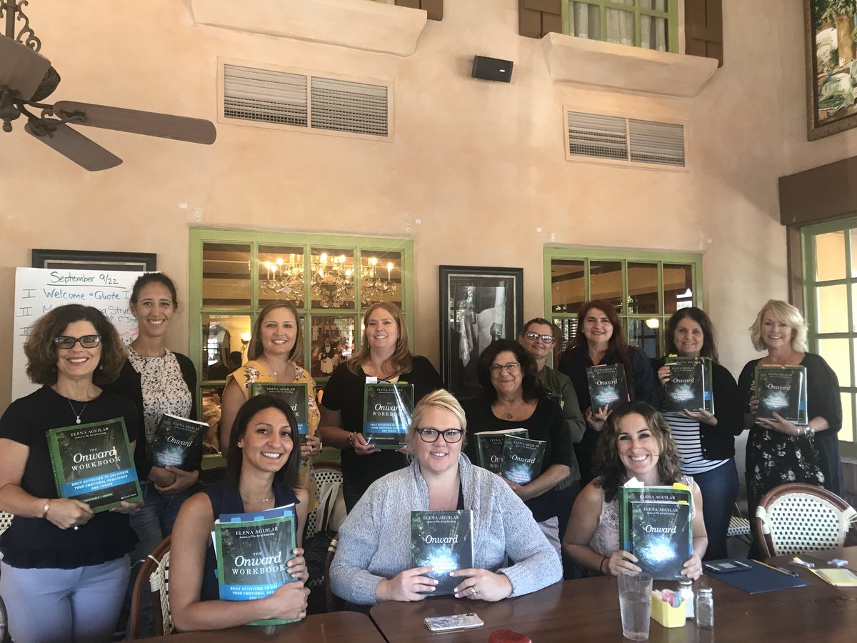 UCI CRLP Teacher Leaders are inspired to cultivate emotional resilience in themselves and in others! #OnwardTheBook